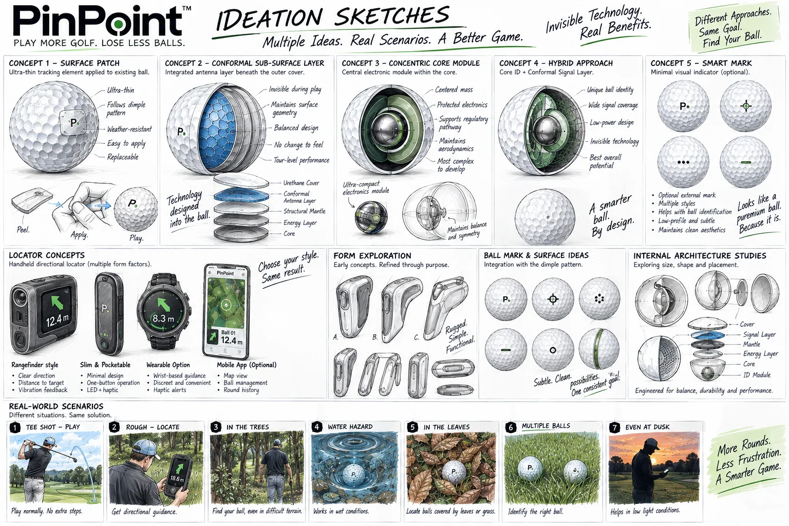 PinPoint Ideation Sketches